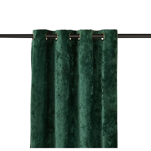 Elegant Green Velvet Curtain set - Picture 8 of 16